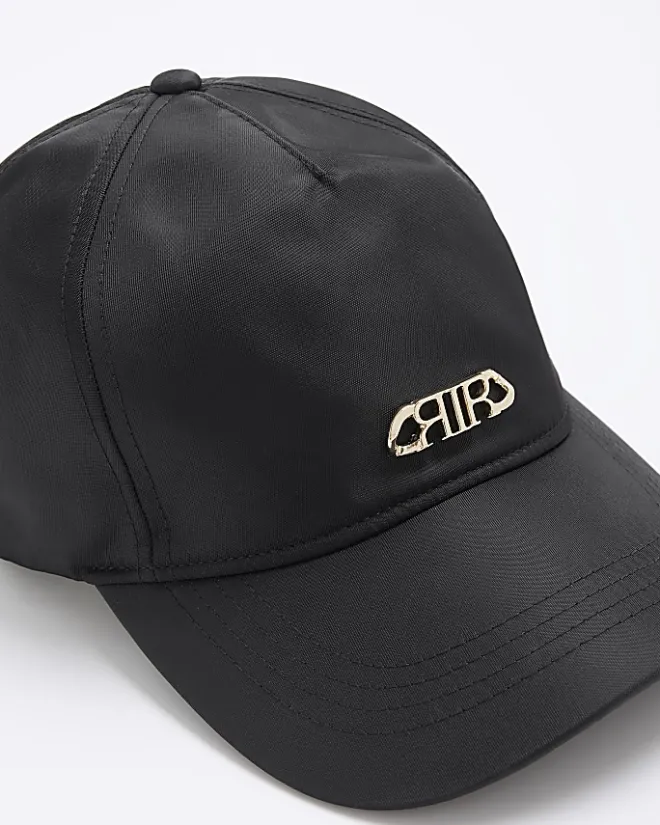 River Island RI cap Black Fashion