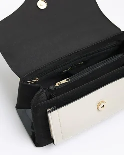 River Island RI embossed chain shoulder bag Black Best