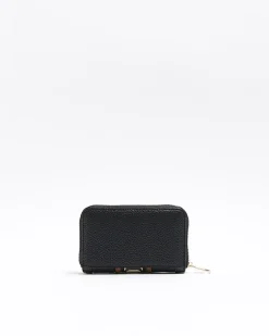 River Island RI monogram purse Black Sale