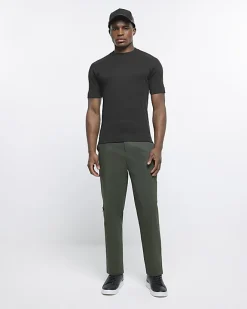 River Island RI Studio Muscle fit t-shirt Black Outlet