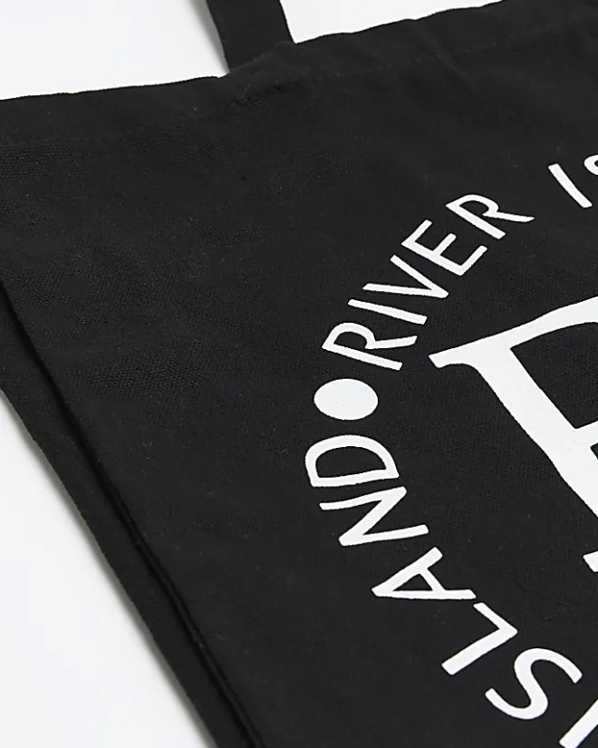 River Island RI tote bag Black Online