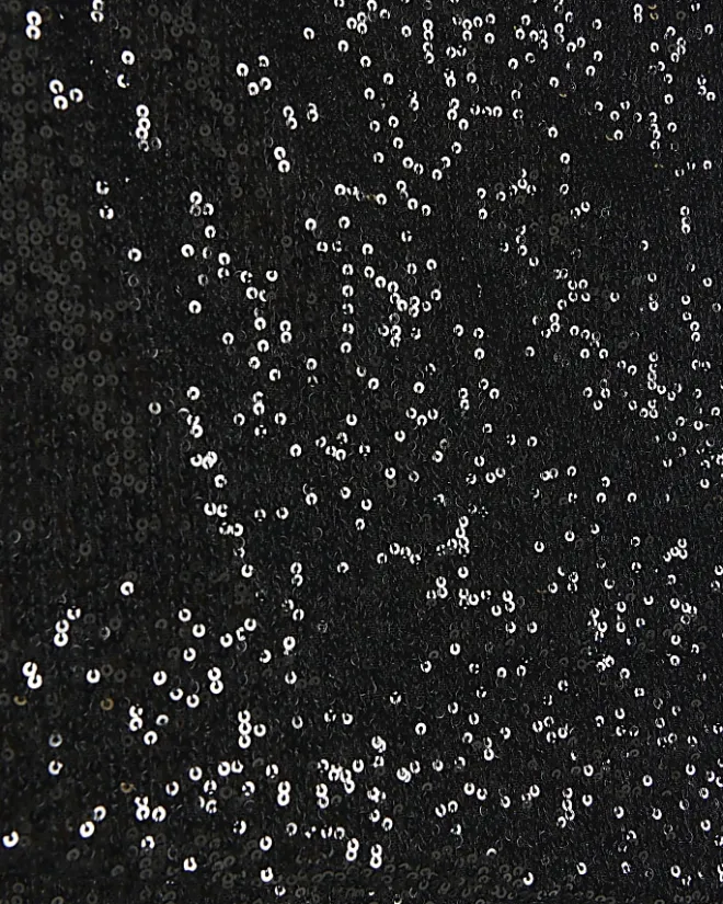 River Island sequin tie side jumpsuit Black Sale