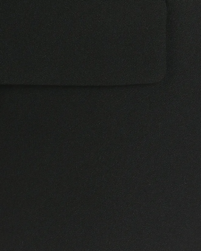 River Island shawl collar roll sleeve blazer Black Clearance