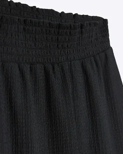 River Island Shirred Waist Culottes Black Hot