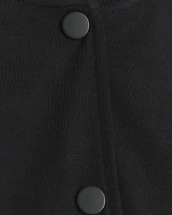 River Island side stripe bomber sweatshirt Black Hot