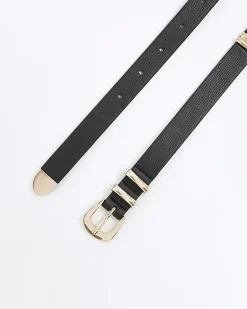 River Island skinny belt Black Hot