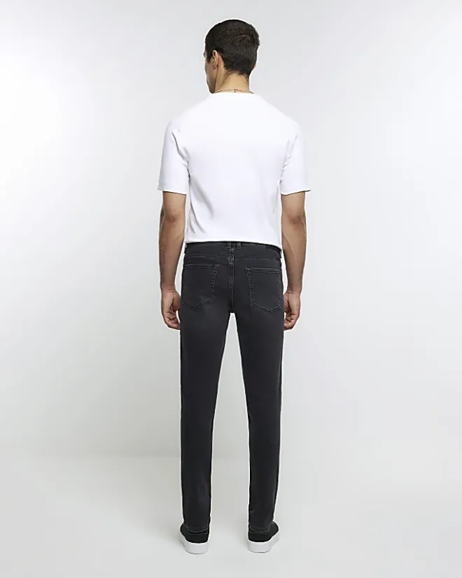 River Island skinny fit jeans Black Fashion