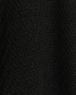 River Island slim fit diagonal half zip jumper Black Discount