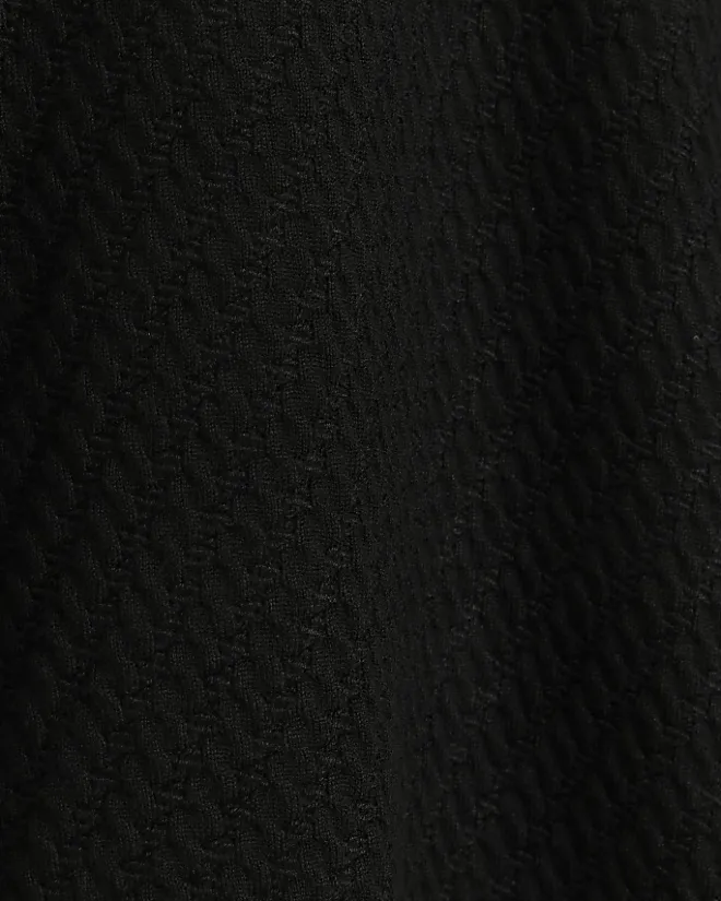River Island slim fit diagonal half zip jumper Black Discount