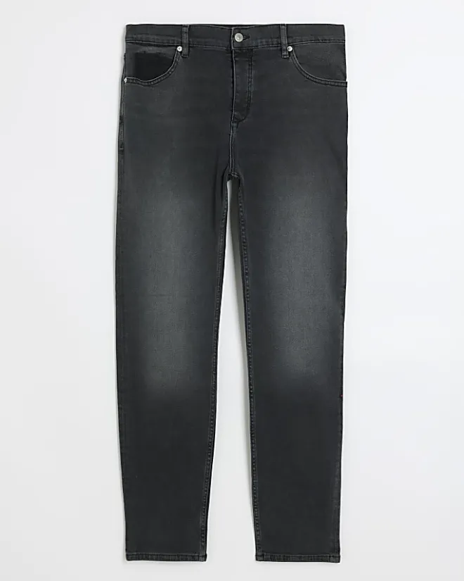 River Island slim fit jeans Black Sale