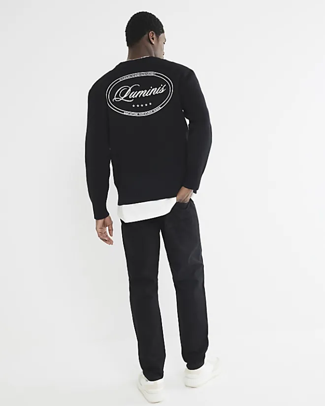 River Island slim fit jeans Black Sale