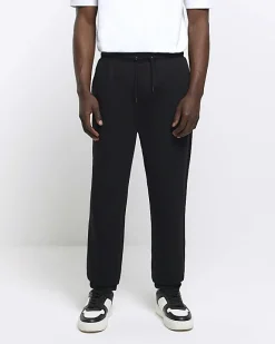 River Island slim fit joggers Black Hot