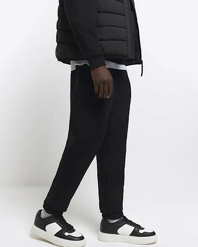 River Island slim fit joggers Black Hot