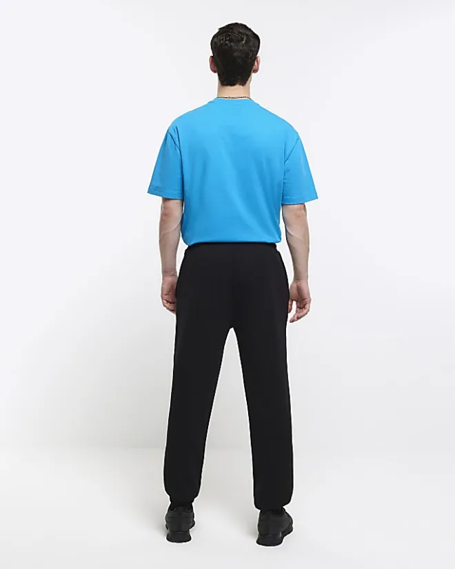 River Island slim fit joggers Black Best