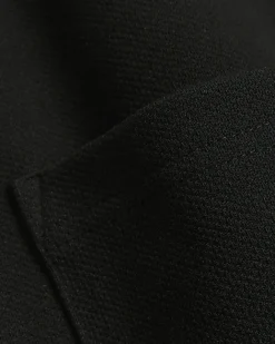 River Island slim fit textured zip up sweatshirt Black Fashion