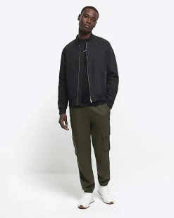 River Island slim fit t-shirt Black Clearance