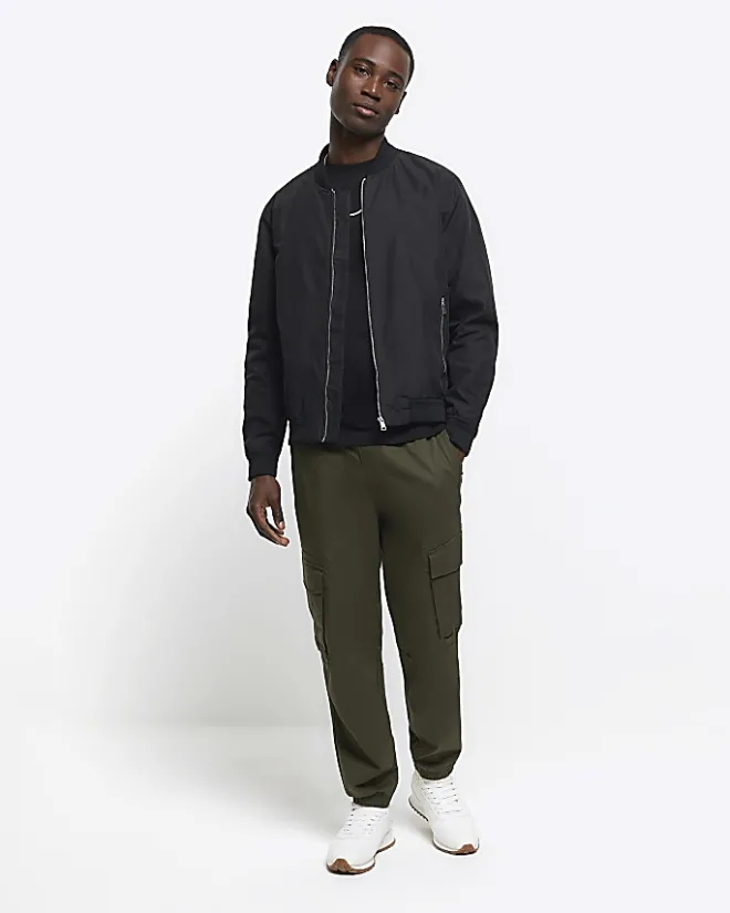 River Island slim fit t-shirt Black Clearance