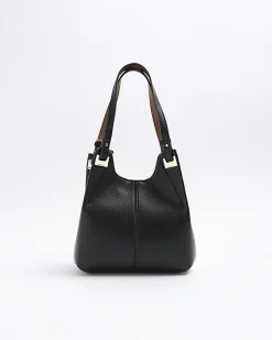 River Island slouch small tote bag Black Clearance