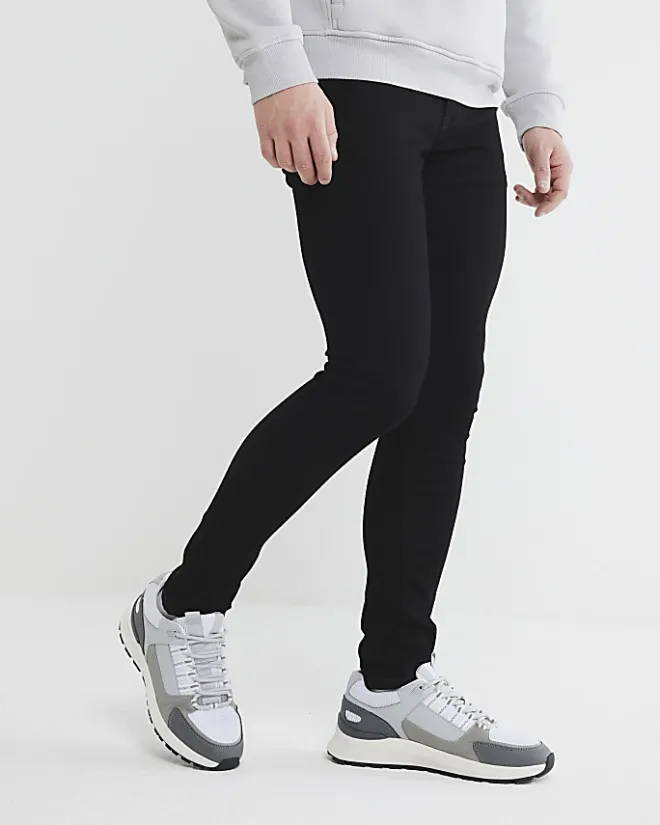 River Island Spray On Skinny Jeans Black Best