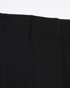 River Island stitched wide leg trousers Black Fashion
