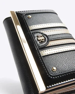 River Island stripe purse Black Best