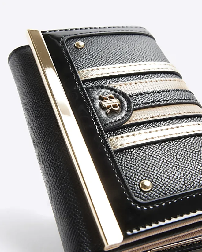 River Island stripe purse Black Best