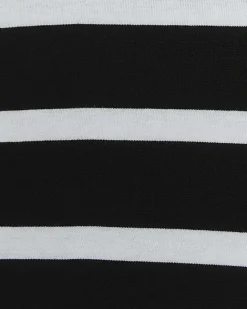 River Island stripe t-shirt mini dress Black New