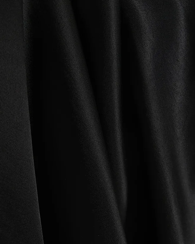 River Island tie waist midi skirt Black Best