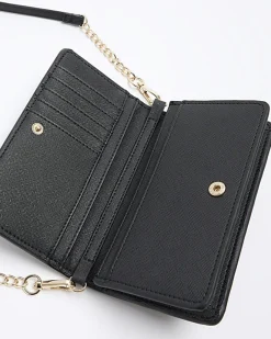 River Island weave cross body bag Black Discount