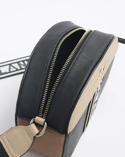 River Island webbing cross body bag Black Hot