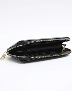 River Island woven purse Black Outlet