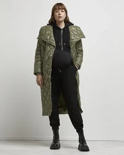 River Island zip up maternity hoodie Black Fashion