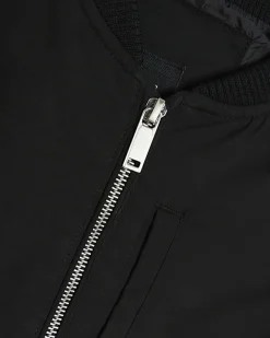 River Island zip up smart bomber jacket Black Discount