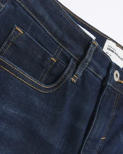 River Island high waist bum sculpt skinny jeans Blue Clearance