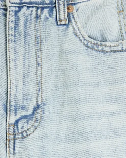 River Island high waisted relaxed straight fit jeans Blue Outlet