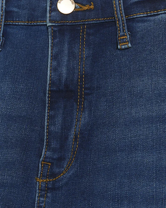 River Island high waisted skinny jeans Blue Online