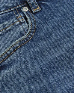 River Island high waisted stove pipe straight jeans Blue Fashion