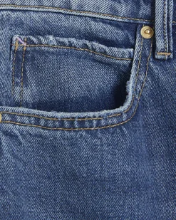 River Island high waisted tapered jeans Blue Hot