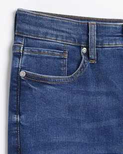 River Island high waisted tummy hold flare jeans Blue Hot