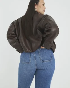 River Island high waisted wide leg jeans Blue Best