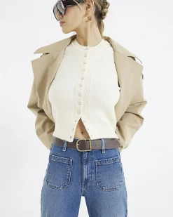 River Island high waisted wide leg jeans Blue Best