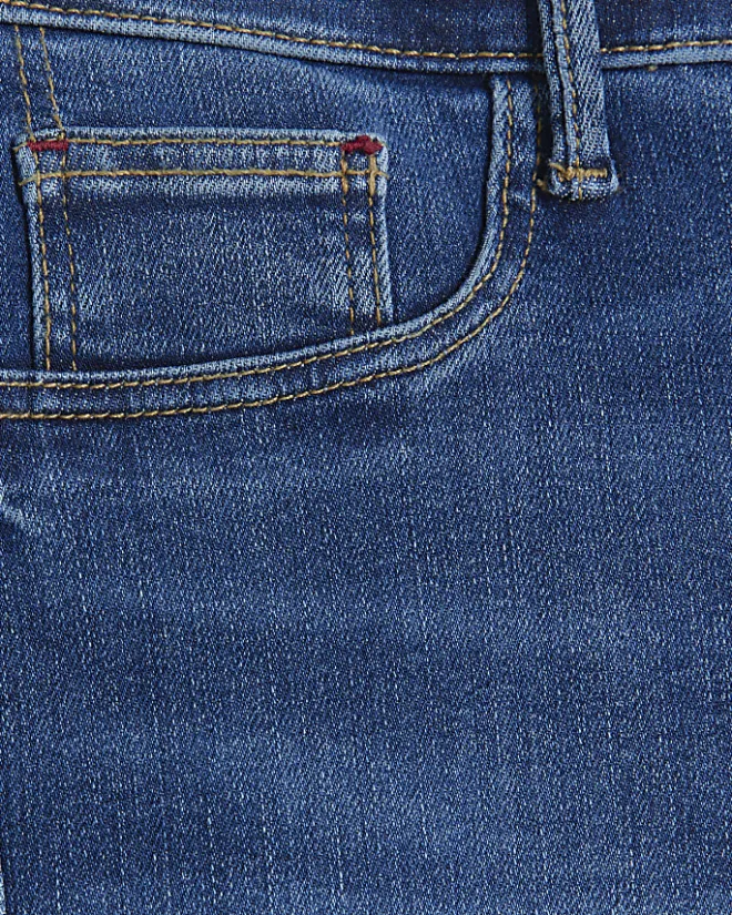 River Island mid rise bum sculpt skinny jeans Blue Fashion