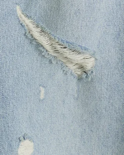 River Island mid rise ripped wide leg jeans Blue Best
