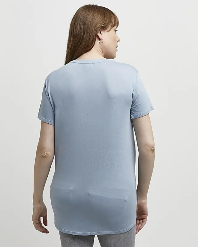 River Island nursing maternity t-shirt multipack Blue Clearance