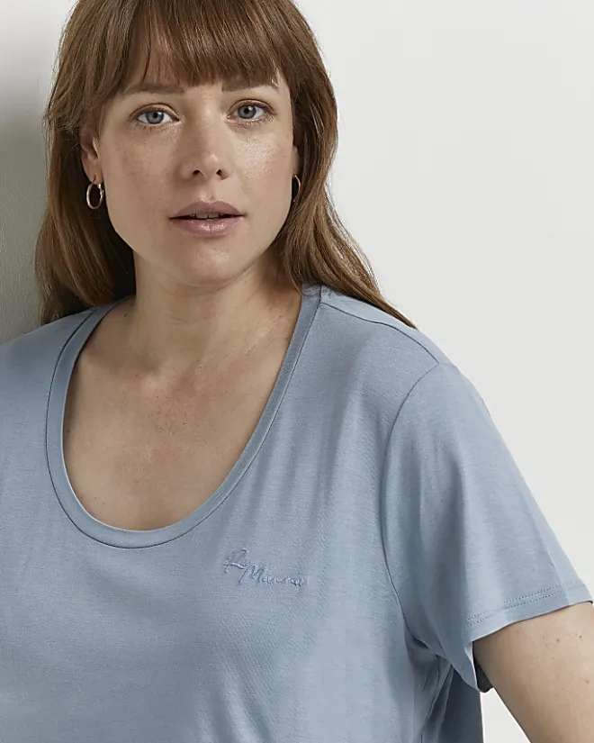 River Island nursing maternity t-shirt multipack Blue Clearance