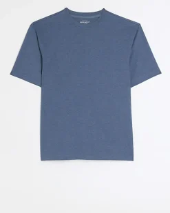 River Island regular fit t-shirt Blue Online