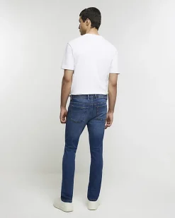 River Island skinny fit faded jeans Blue New