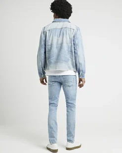 River Island skinny fit jeans Blue Sale