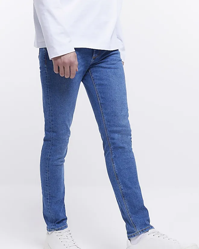 River Island skinny fit jeans Blue New