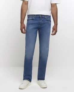 River Island slim fit jeans Blue Clearance